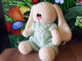Плетена играчка Заек-Беби, Плетени, ръчно изработени, прекрасен подарък, снимка 6