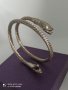 красива посребрена гривна змия , снимка 1 - Гривни - 42778774