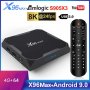 8K TV BOX Android 9.0 4 + 64GB - Смарт тв бокс с инсталирани канали и приложения X96 MAX +, снимка 2