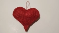 Ръчно изработено сърце от конец, снимка 4