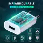 EU Plug 5V 1A USB зарядно за стена, USB адаптер за захранване с един порт за мобилен телефон, снимка 3