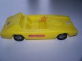 Соц пластмасова кола играчка жълта, снимка 6