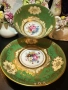 Crown Staffordshire England - Circa 1930 Pattern A 13460 - невероятно красив английски двоен сет, снимка 2