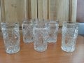 Стъклени кристални  чаши , снимка 1 - Антикварни и старинни предмети - 36992098