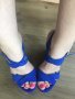 Сини сандали Shoe Art от естествен велур, снимка 5