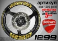 Ducati 1299 кантове и надписи за джанти duc-1299-black, снимка 2