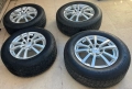 4бр. 17" джанти BROCK със зимни гуми DUNLOP SPORT 5 235/65/17 междуболтово 5x130 вътр ф71,5мм, снимка 1