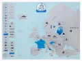 Скреч карта на Европа за истински пътешественици за изтриване, снимка 4