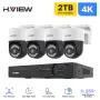 Комплект 4K за видеонаблюдение 8MP камери NVR, снимка 1