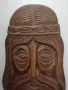 Много красива и изразителна дърворезба. Луце на мъдрец или болярин., снимка 4