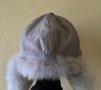 Зимна шапка естествен косъм, снимка 8