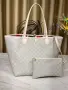 Gucci Стилна Дамска Чанта Тип Тоут С Монограм И Малък Несесер Към Тях-Различни Цветове Код SEM-656, снимка 3