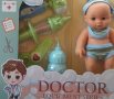 Сладка кукла на бебе с докторски инструменти , снимка 1 - Кукли - 40564330