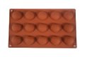 3D 15 бр полукръг топчета топче средни силиконов молд форма желирани бонбони фондан шоколад гипс, снимка 4