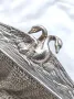 Прекрасна Старинна Италианска Сребърна Дамска Чантичка с Лебеди, Края на 19 век, снимка 7