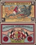 ❤️ ⭐ Германия Süderbrarup 1920 25 пфенинга UNC нова ⭐ ❤️, снимка 1