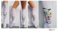 3/4 чорапи с фолклорни мотиви 109, снимка 1 - Дамски чорапи - 42893614