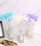 Сноп 10 бр натурален Овален лагурус Заешка опашка пухчета декорация аранжиране ваза букет цветя сухи, снимка 4