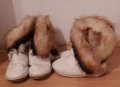 Дамски зимни ботуши с пух , снимка 1 - Дамски ботуши - 38493973