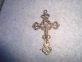 КРАСИВО СРЕБРИСТО РАЗПЯТИЕ КРЪСТЧЕ НАГРЪДЕН МЕТАЛЕН КРЪСТ АЖУРЕН 27514, снимка 8