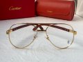 Cartier висок клас мъжки слънчеви очила авиатор с дървени дръжки, снимка 5