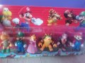 Светещи Големи 6 бр Супер Марио Super Mario пластмасови фигурки PVC за игра и украса торта топер, снимка 1