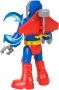 Супермен с екзо костюм като робот 30см със светлини и звуци Fisher Price Imaginext DC, снимка 6