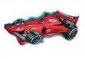 Формула Рали Грамадна спортна червена кола автомобил голям фолио фолиев балон хелий и въздух, снимка 1 - Други - 34539359