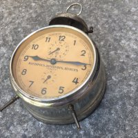 стар часовник - будилник "JUNGHANS" - рядък и интересен, снимка 9 - Антикварни и старинни предмети - 37633959