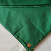 Дамски клъч насителн зелен цввят и метални орнаменти, снимка 5 - Чанти - 38081458