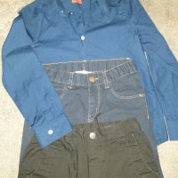 Риза, къс и дълъг панталони H&M, снимка 1 - Детски ризи - 34043895