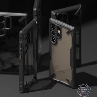 Калъф  Ringke - Fusion X - Samsung Galaxy S24 Ultra - Black, снимка 7 - Калъфи, кейсове - 44198072