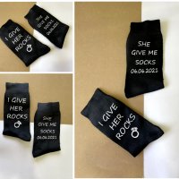 Чорапи и закачалка за младоженец 🤵🏻, снимка 4 - Подаръци за сватба - 37032195