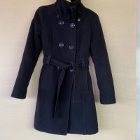 Черно палто с качулка, снимка 3 - Палта, манта - 34262935