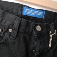 Adidas original denim мъжки черни дънки, 173см, С/М, снимка 4 - Дънки - 39977625