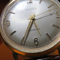 Мъжки часовник  SUIZEX - рядък щвейцарски механичен колекционерски часовник от 60 те за ценители, снимка 6 - Антикварни и старинни предмети - 42048692