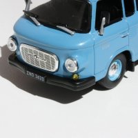 Barkas B1000 микробус 1963 - мащаб 1:43 на DeAgostini моделът е нов в блистер, снимка 7 - Колекции - 44494293