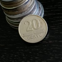 Монета - Литва - 20 цента | 2007г., снимка 1 - Други ценни предмети - 29340989