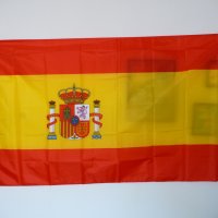 Ново Знаме на Испания Мадрид Кралство герб символ флаг крал , снимка 1 - Други - 36926704