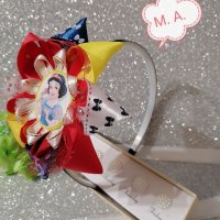  принцеса Снежанка - аксесоари за коса, снимка 5 - Шноли, диадеми, ленти - 34220306