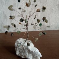 Дърво на живота, късмета, любовта от естествени камъни. Фън Шуй. , снимка 10 - Декорация за дома - 16388161