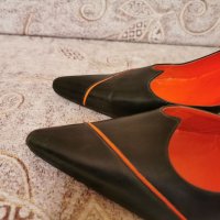 Страхотни обувки с ток DKNY 38 номер , снимка 6 - Дамски обувки на ток - 40113145