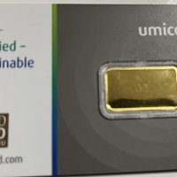 Златно кюлче Umicore 2.5 грама, снимка 2 - Колекции - 38474766