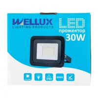 LED Прожектор 30W, WELLUX SLIM, снимка 3 - Прожектори - 35436815