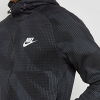 Nike AV15 Fleece AOP Hoodie - страхотно мъжко горнище ХЛ, снимка 2 - Спортни дрехи, екипи - 39580625