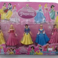Комплект фигури дисни принцеси 5 броя блистер - 812023, снимка 2 - Фигурки - 39613640