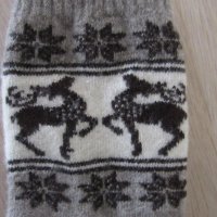  Вълнени чорапи от Монголия, размер 35-37,100%органична вълна, снимка 2 - Дамски чорапи - 34244966