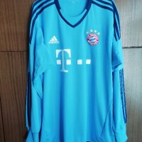 Bayern Munich Adidas оригинална вратарска тениска фланелка XL Байерн Мюнхен , снимка 1 - Блузи - 38918188