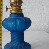 Стара синя газена лампа, красива, снимка 2 - Други - 42256598