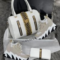 Дамска чанта портфейл и кецове Versace код 141, снимка 1 - Дамски ежедневни обувки - 34543206